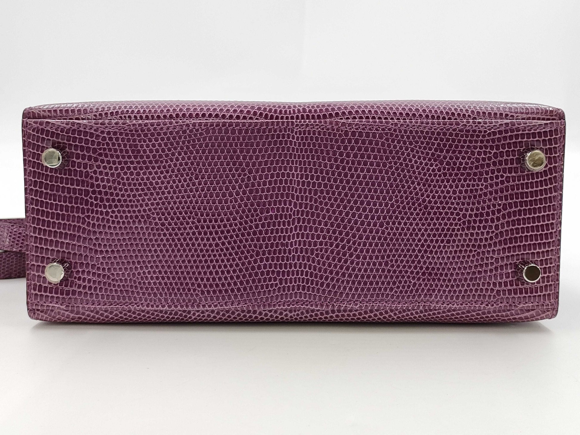 HERMES Kelly Purple Handbag