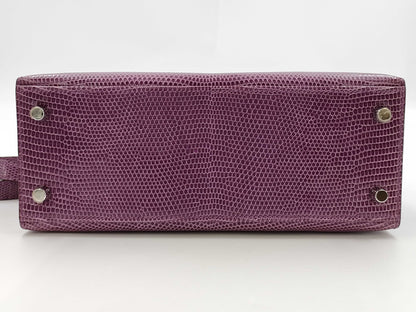 HERMES Kelly Purple Handbag