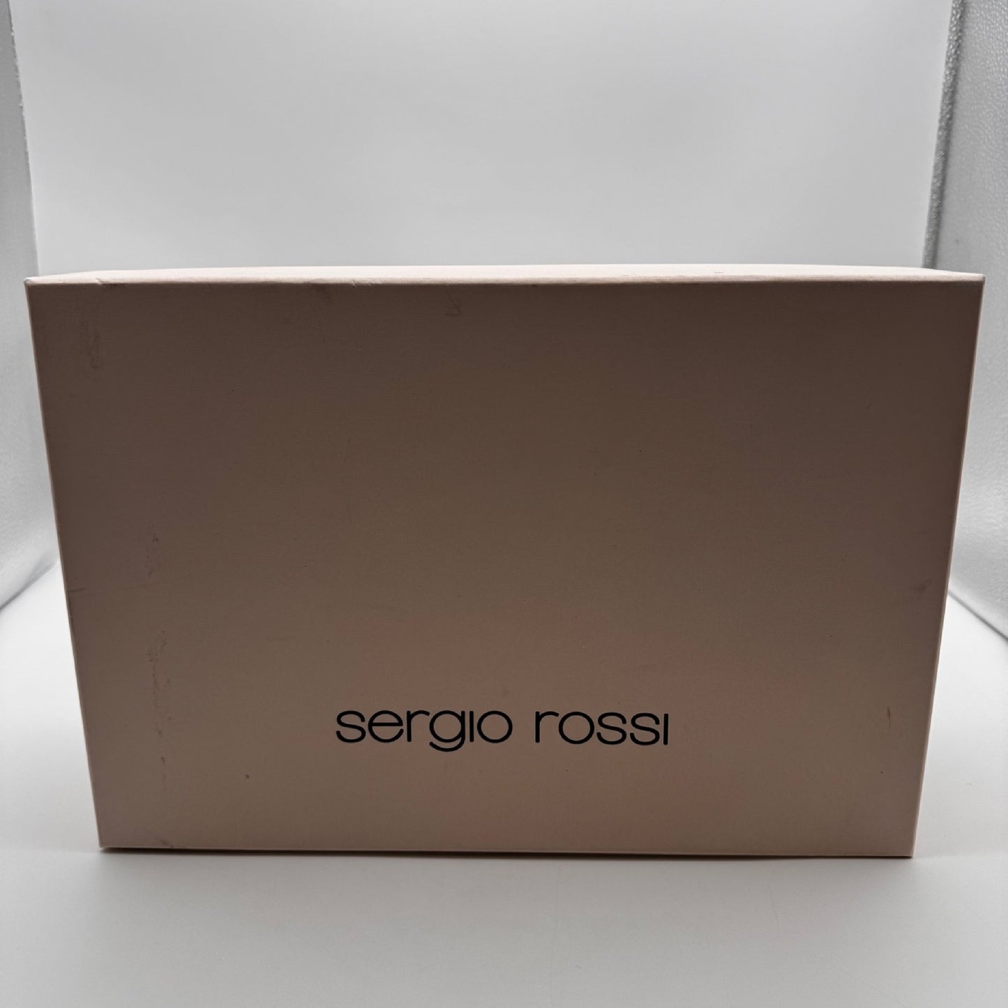 Sergio Rossi Black Polka Dot Mules, Size 36, Box and Bag Included