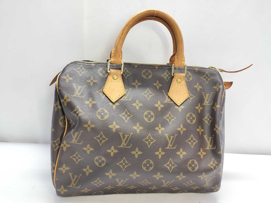 LOUIS VUITTON Monogram LOUIS VUITTON Louis Vuitton Speedy 30 Monogram Handbag Mini Boston Bag M41526 TH0022 Boston Bag