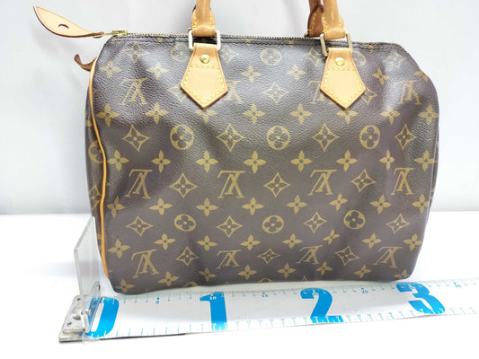 LOUIS VUITTON Monogram LOUIS VUITTON Louis Vuitton Speedy 30 Monogram Handbag Mini Boston Bag M41526 TH0022 Boston Bag