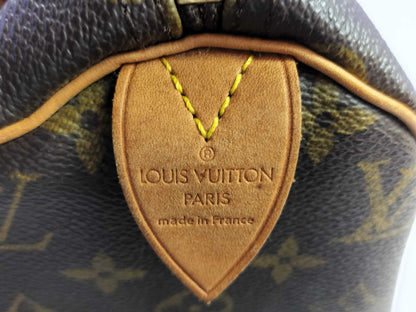 LOUIS VUITTON Monogram LOUIS VUITTON Louis Vuitton Speedy 30 Monogram Handbag Mini Boston Bag M41526 TH0022 Boston Bag