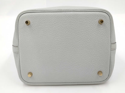 HERMES Picotin Lock MM Taurillon Gold Hardware U Stamp Handbag