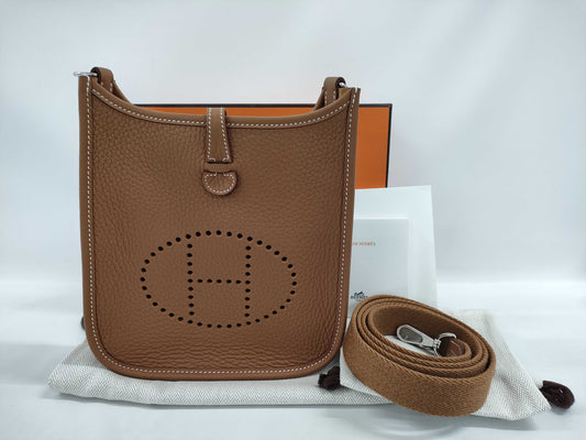 HERMES Mini Evelyn Amazone 16 TPM K Stamped Unused Shoulder Bag