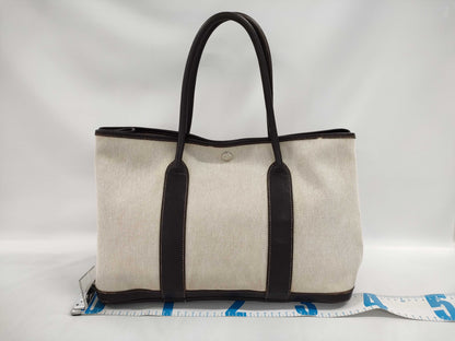 HERMES Garden Party PM Toile J Tote Bag