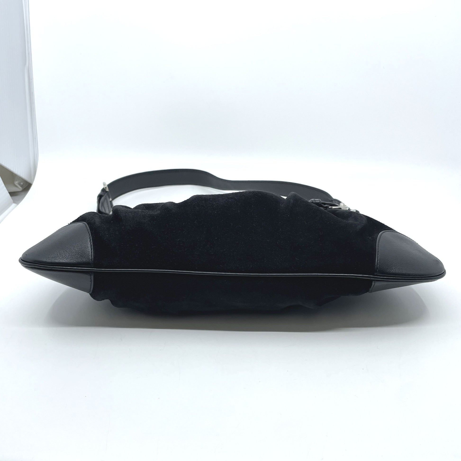 Salvatore Ferragamo Gancini One-Shoulder Bag, Black