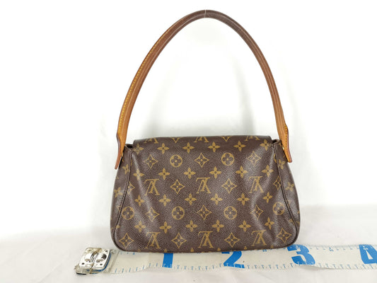 LOUIS VUITTON MI0063 Monogram Louis Vuitton Mini Looping Handbag