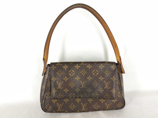 LOUIS VUITTON MI0063 Monogram Louis Vuitton Mini Looping Handbag