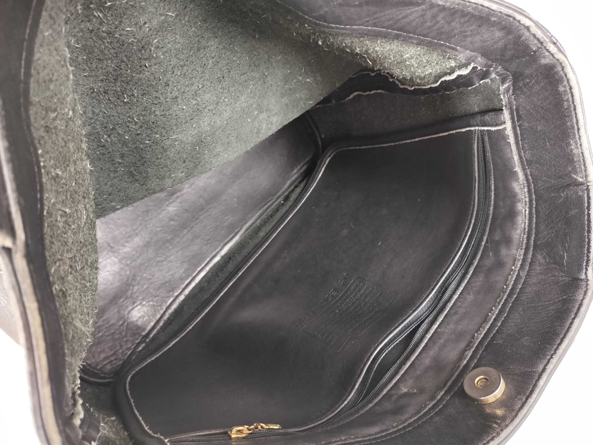COACH COACH Leather Bag Black Tote Bag