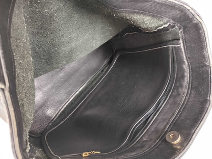 COACH COACH Leather Bag Black Tote Bag