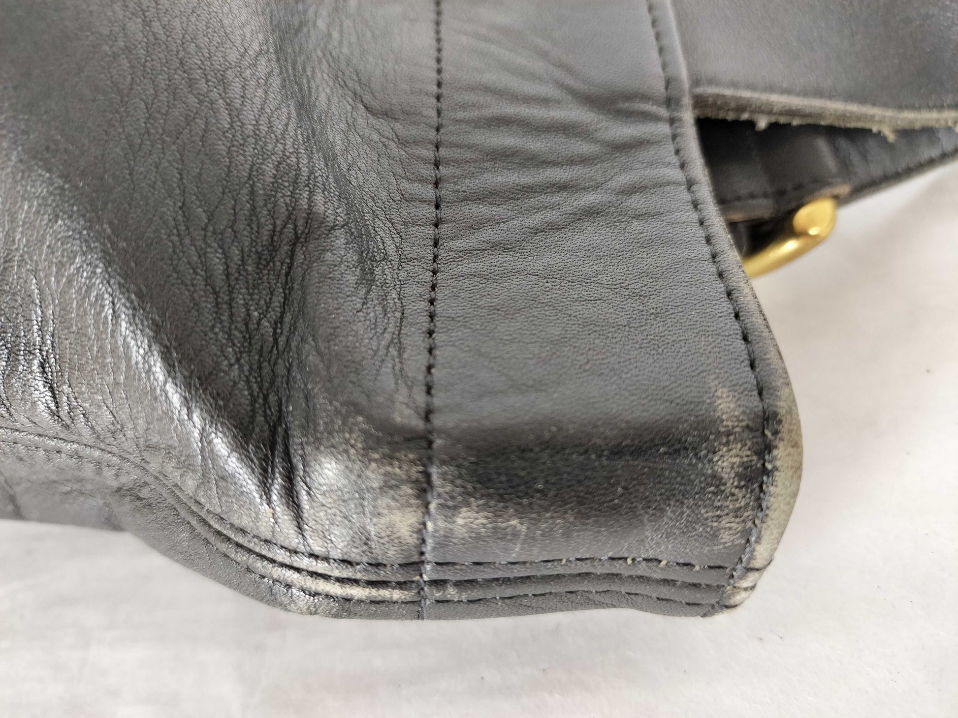 COACH COACH Leather Bag Black Tote Bag