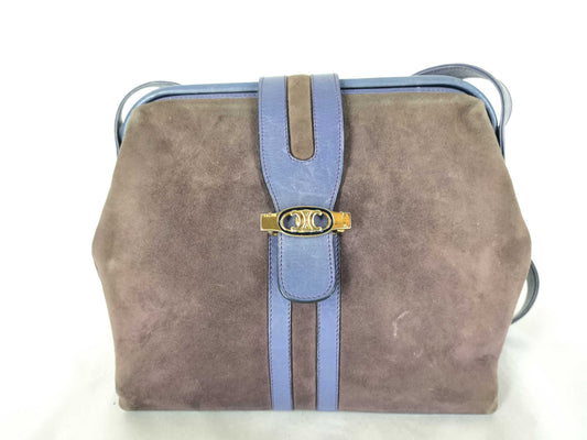 CELINE CELINE Suede Triomphe Shoulder Bag Shoulder Bag