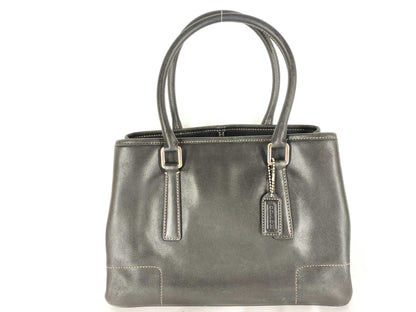 COACH COACH Leather Bag Black Tote Bag