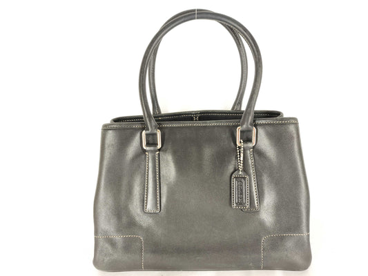 COACH COACH Leather Bag Black Tote Bag