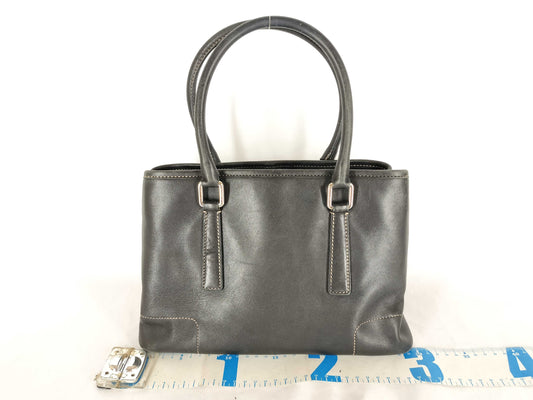 COACH COACH Leather Bag Black Tote Bag