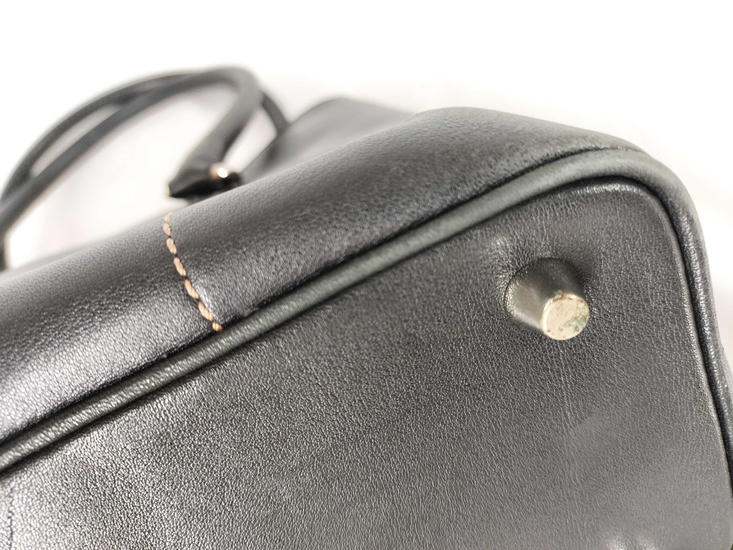 COACH COACH Leather Bag Black Tote Bag