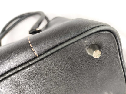 COACH COACH Leather Bag Black Tote Bag