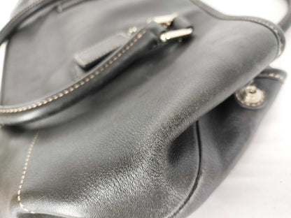 COACH COACH Leather Bag Black Tote Bag