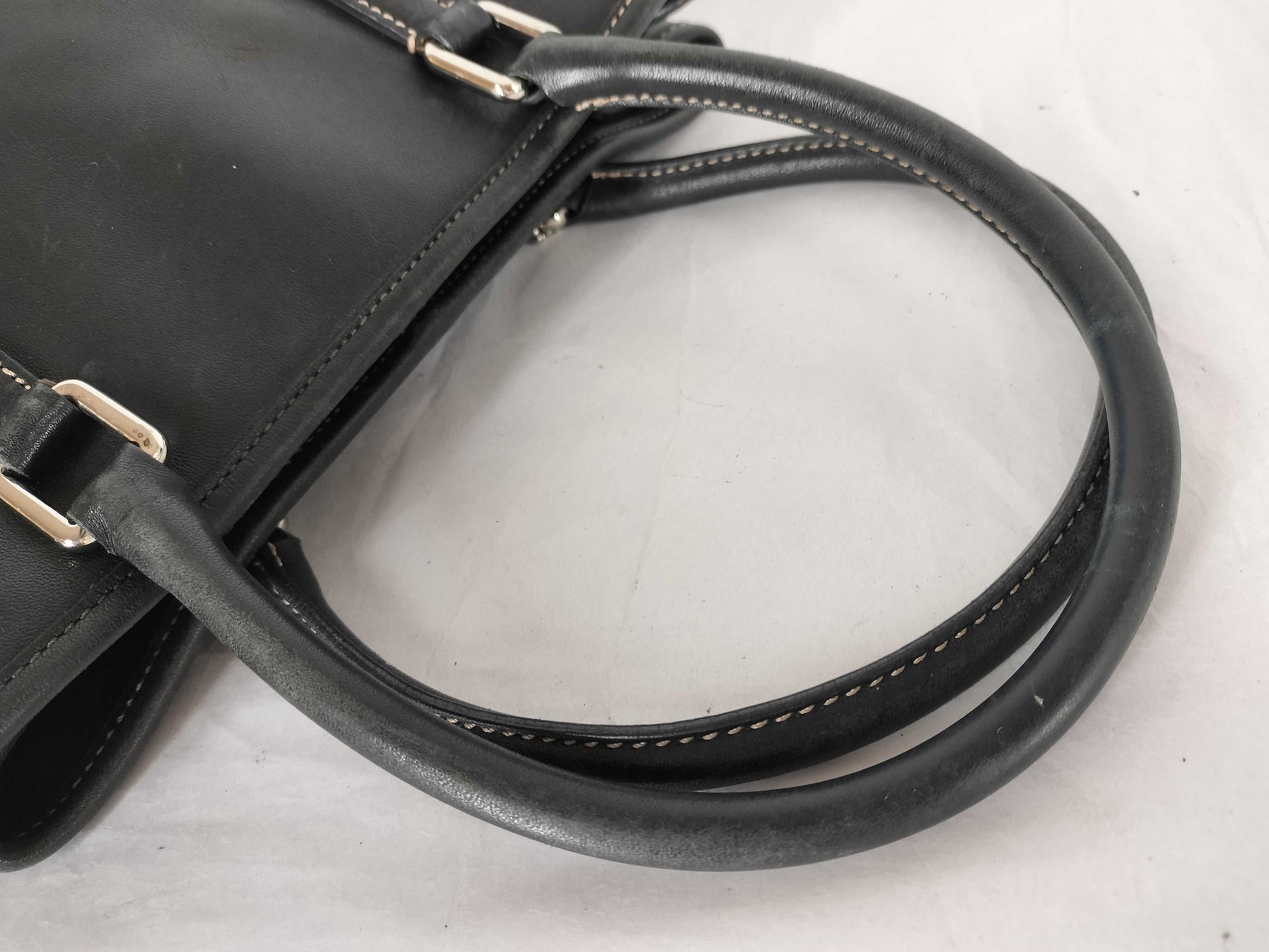 COACH COACH Leather Bag Black Tote Bag