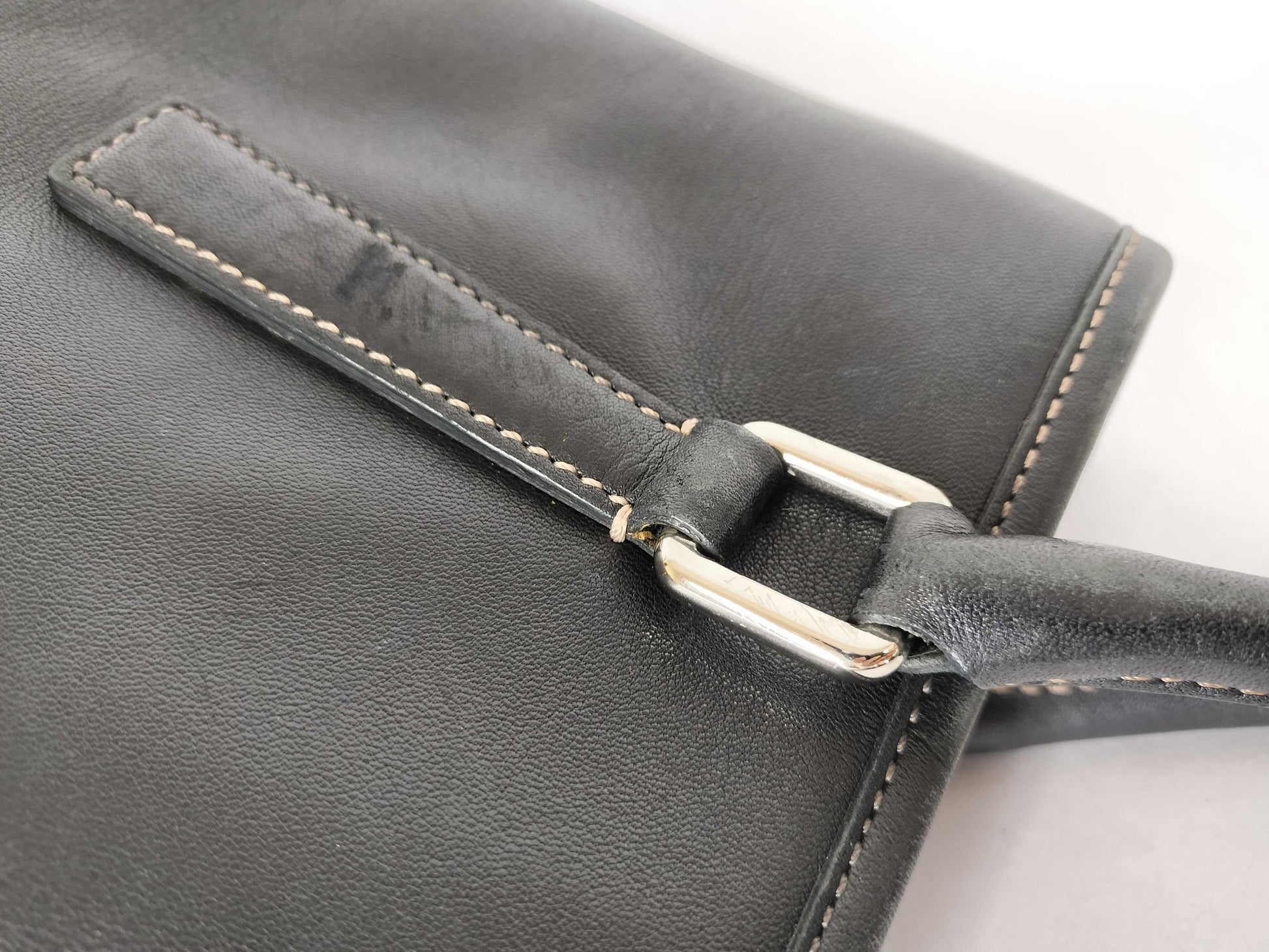 COACH COACH Leather Bag Black Tote Bag