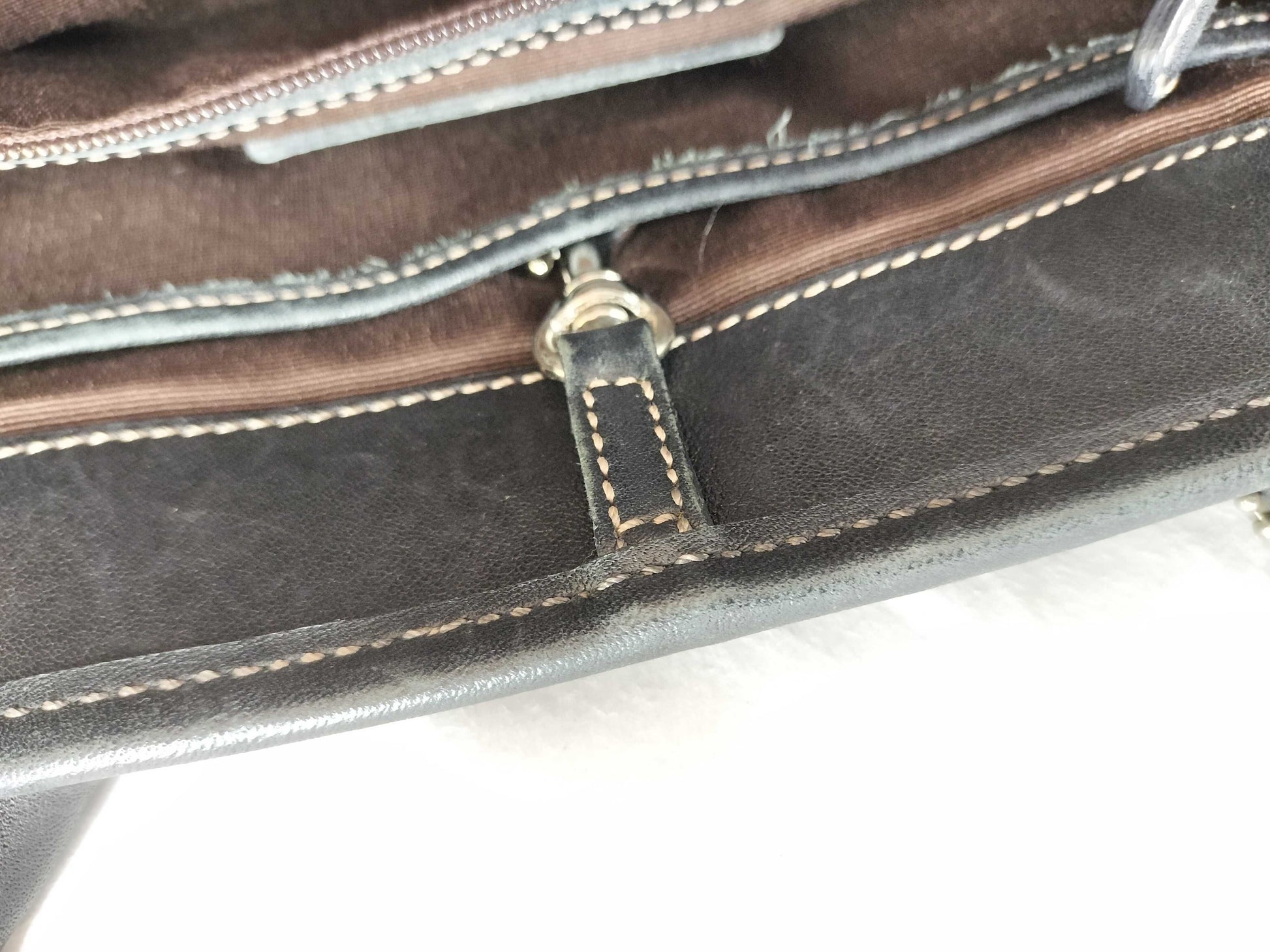 COACH COACH Leather Bag Black Tote Bag