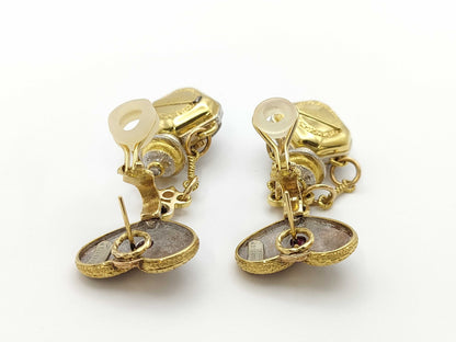 CAZZANIGA Perfume Bottle, Ruby and Diamond, 750, 50.9g, Earrings 