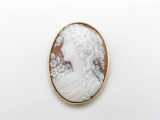 Cameo 585 10.5g Brooch 