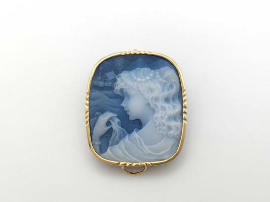 Cameo K18 14.2g Pendant Top 