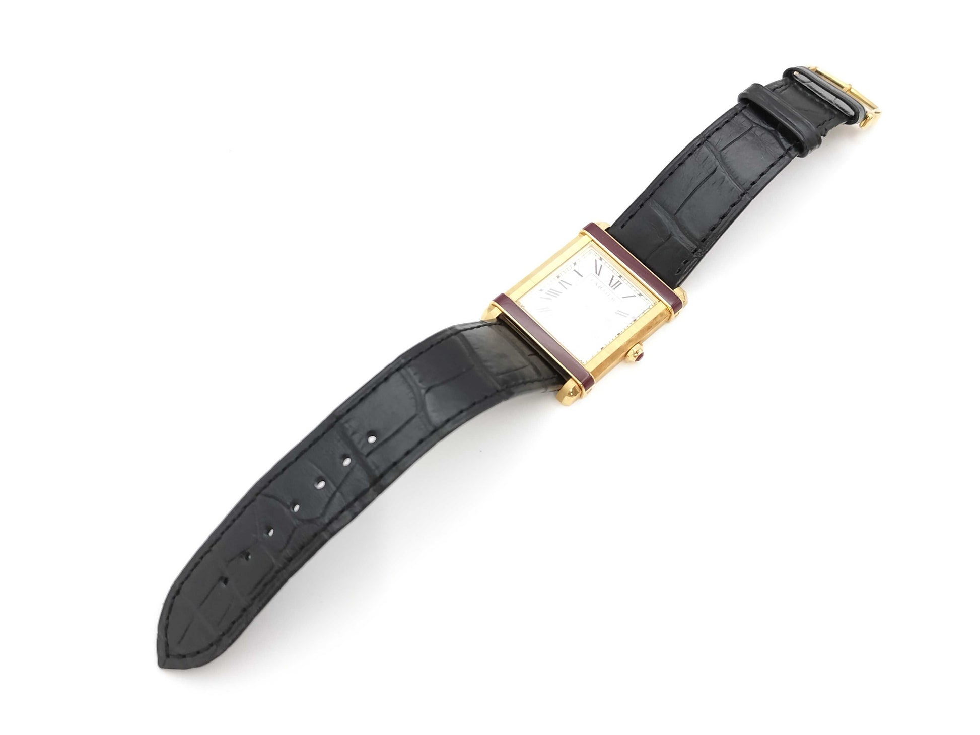 Cartier Tank Chinoise WGTA0204 4429499891DY Manual Winding 18K Gold Women's Watch