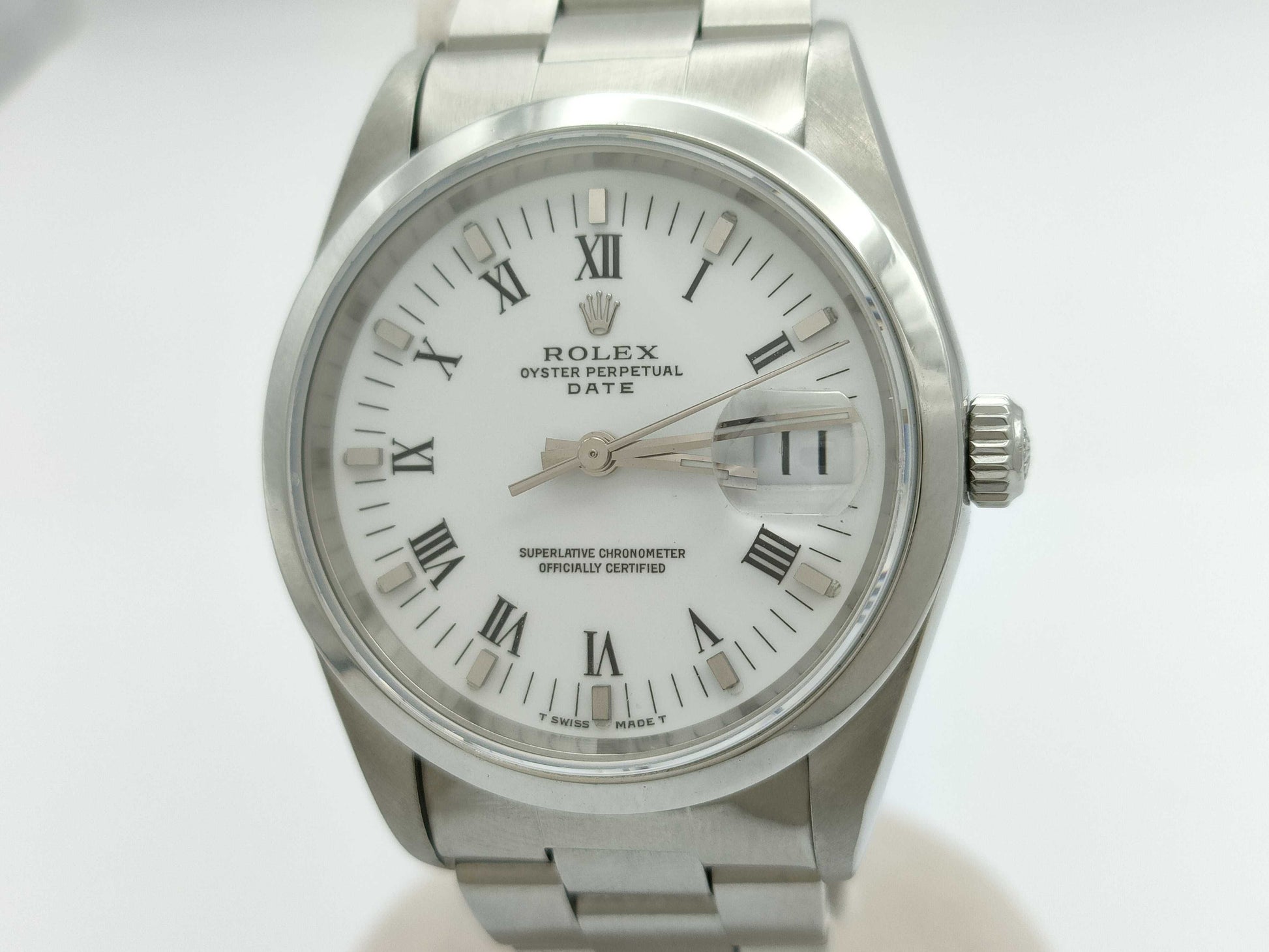 ROLEX 15200 T162858 White Dial Boys' Watch