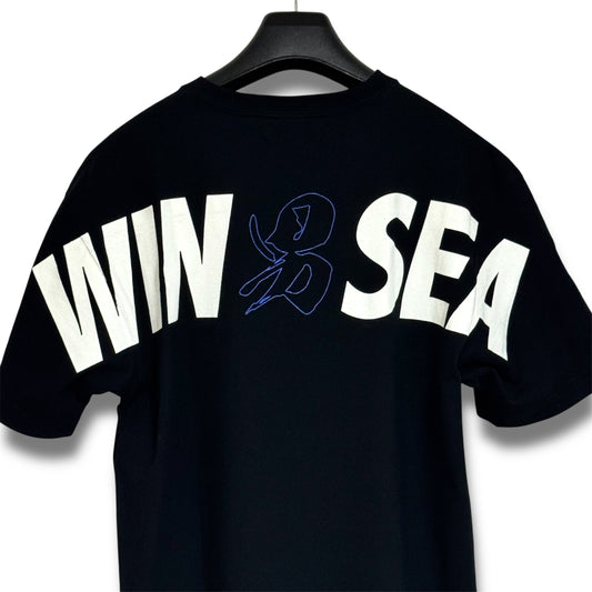 Unused 22SS Kitashinagawa Onsen Tenjinyu x WIND AND SEA collaboration Wind and Sea back logo T-shirt L Shoulder 53cm x Sleeve 23cm x Width 57cm x Length 73cm T-shirt