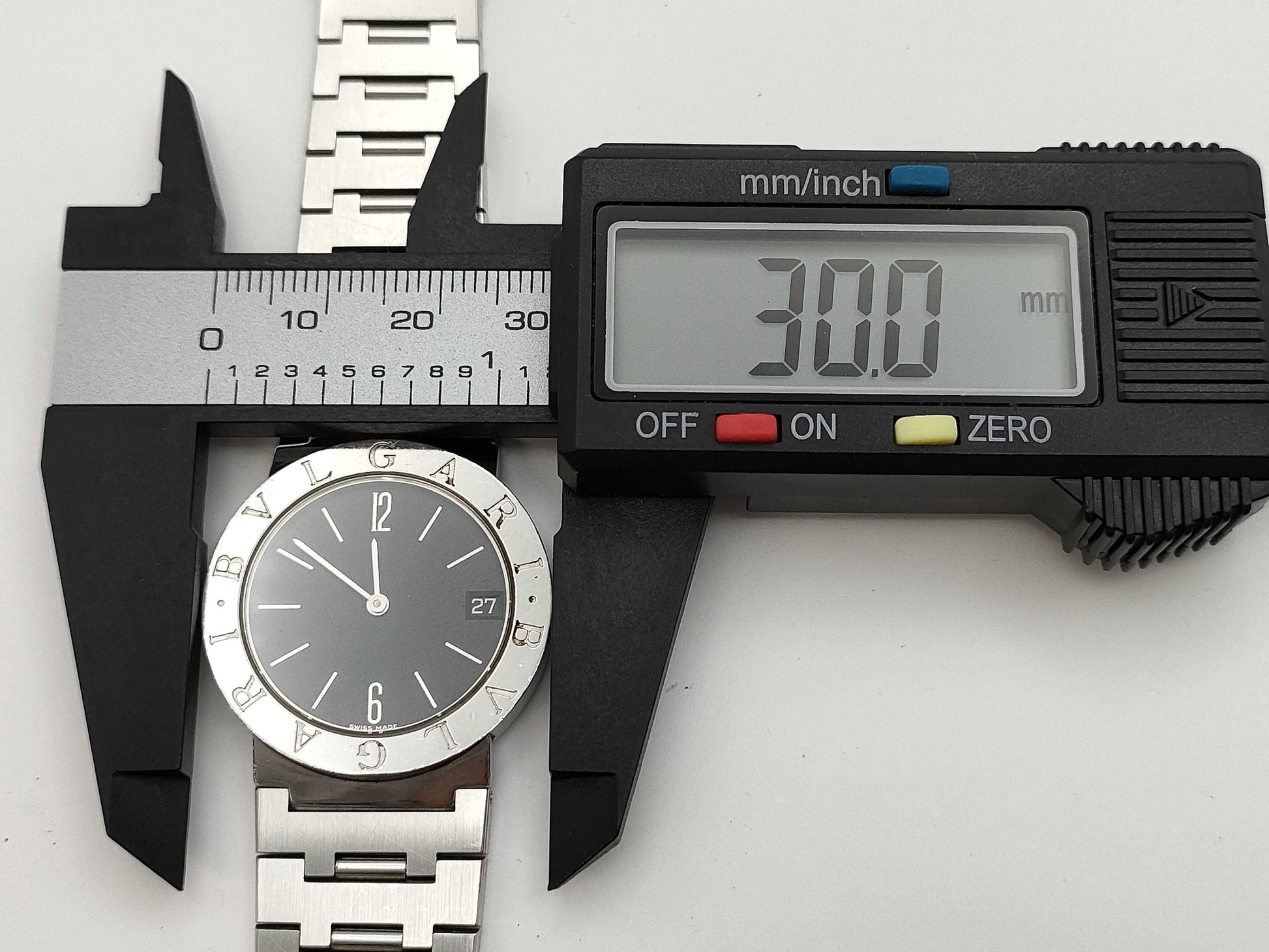 BVLGARI BB30SSD F53392 Quartz Black Dial Women's Watch