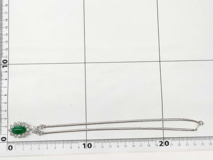 E9.86ct D3.90ct PT900/PT850 25.6g Necklace 