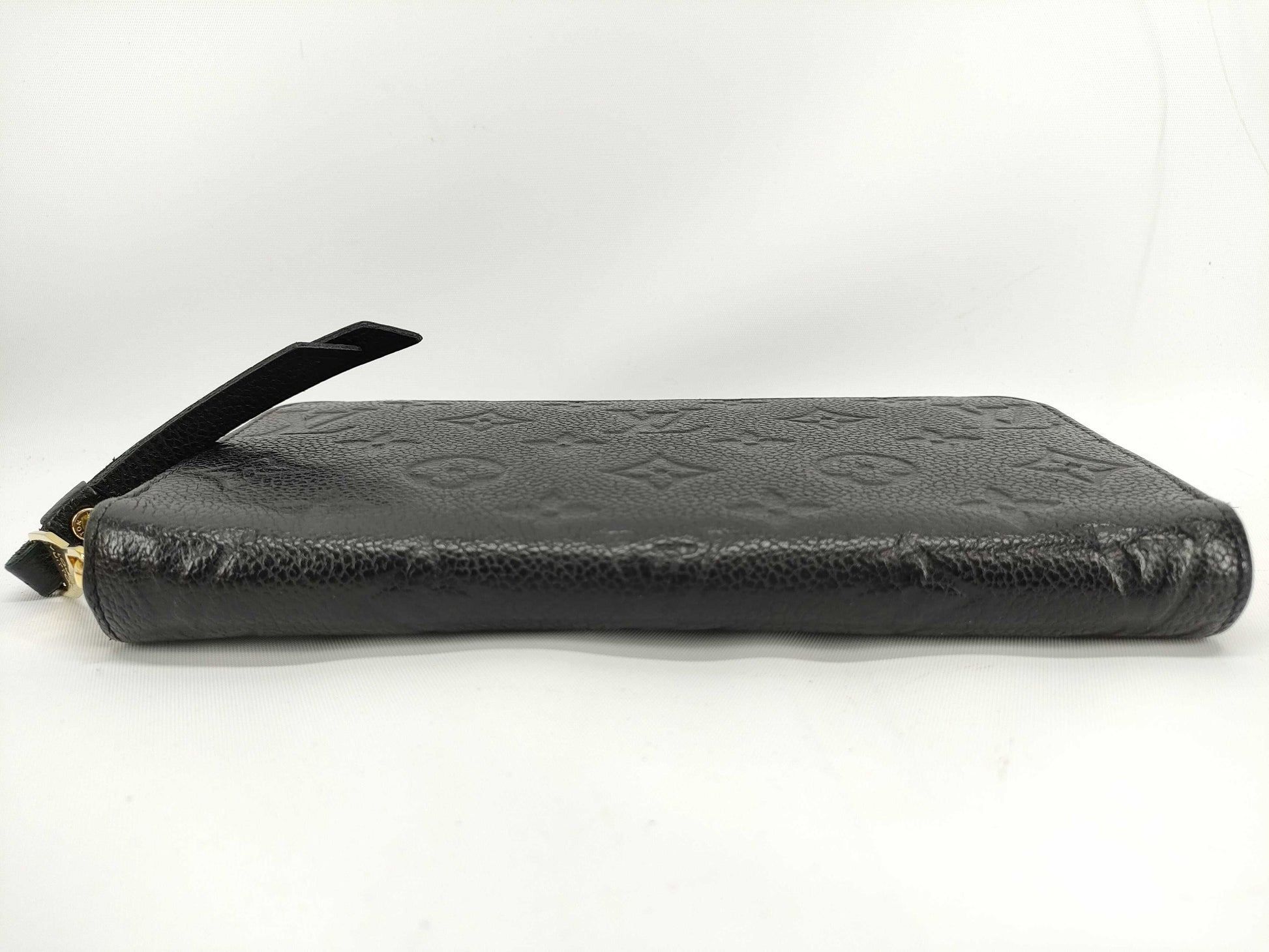 LOUIS VUITTON RFID Unverified SP3110 Louis Vuitton Monogram Empreinte Zippy Wallet Noir Round Zipper Long Wallet Black M60571 Wallet