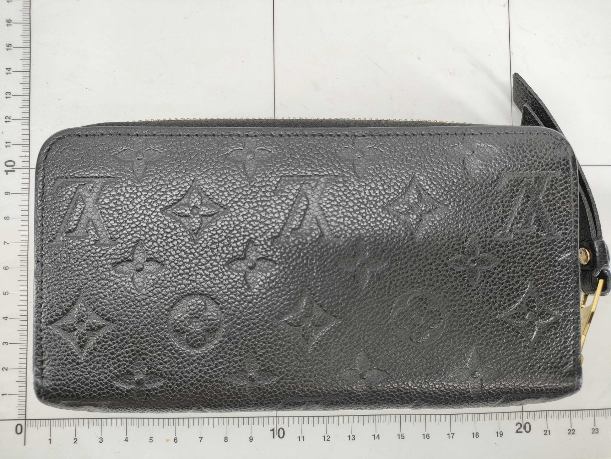 LOUIS VUITTON RFID Unverified SP3110 Louis Vuitton Monogram Empreinte Zippy Wallet Noir Round Zipper Long Wallet Black M60571 Wallet