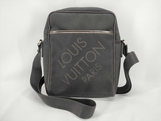 LOUIS VUITTON RFID Unverified SP3181 LOUIS VUITTON Damier Geant Citadan Shoulder Bag Noir Black M93042 Shoulder Bag
