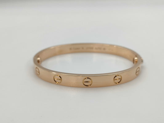 Cartier New Love Bracelet #15 PG Au750 28.1g Bracelet/Bangle 