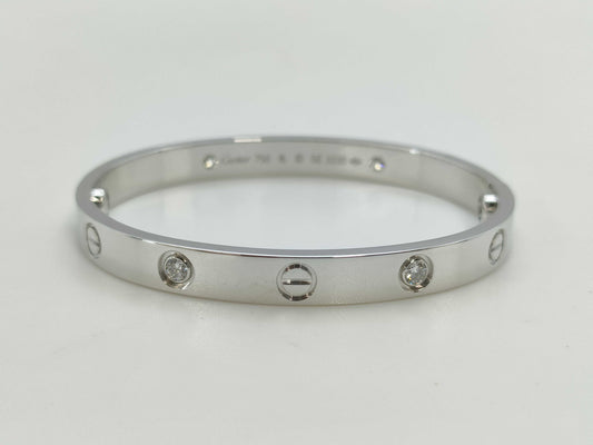 Cartier New Love Bracelet #16 4PD 750 31.1g Bracelet/Bangle 
