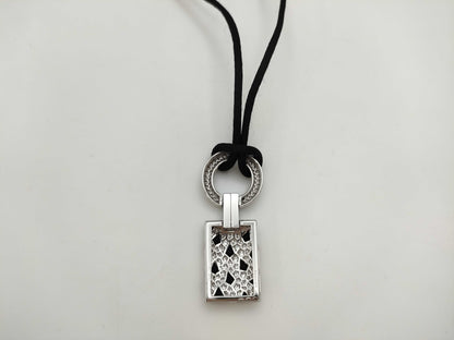 Cartier Panthère Onyx Diamond Necklace in WG 750 
