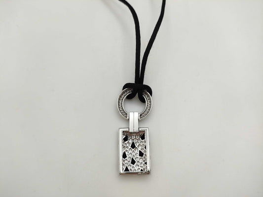 Cartier Panthère Onyx Diamond Necklace in WG 750 