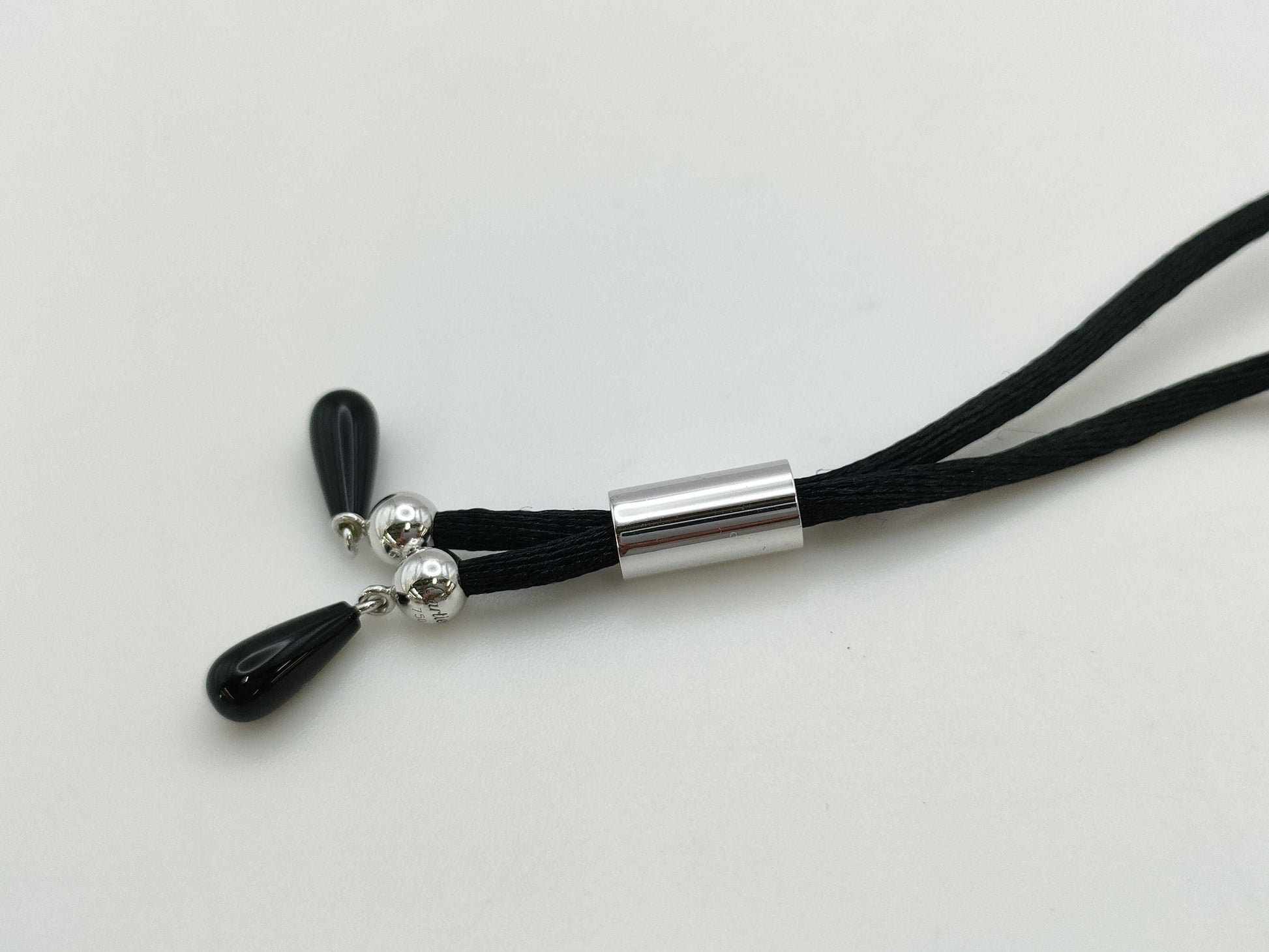 Cartier Panthère Onyx Diamond Necklace in WG 750 
