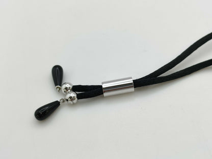 Cartier Panthère Onyx Diamond Necklace in WG 750 