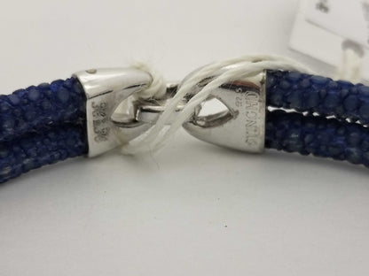 Sting HD SV/Leather Bracelet with Skull Motif, 15.3g, Bracelet/Bangle
