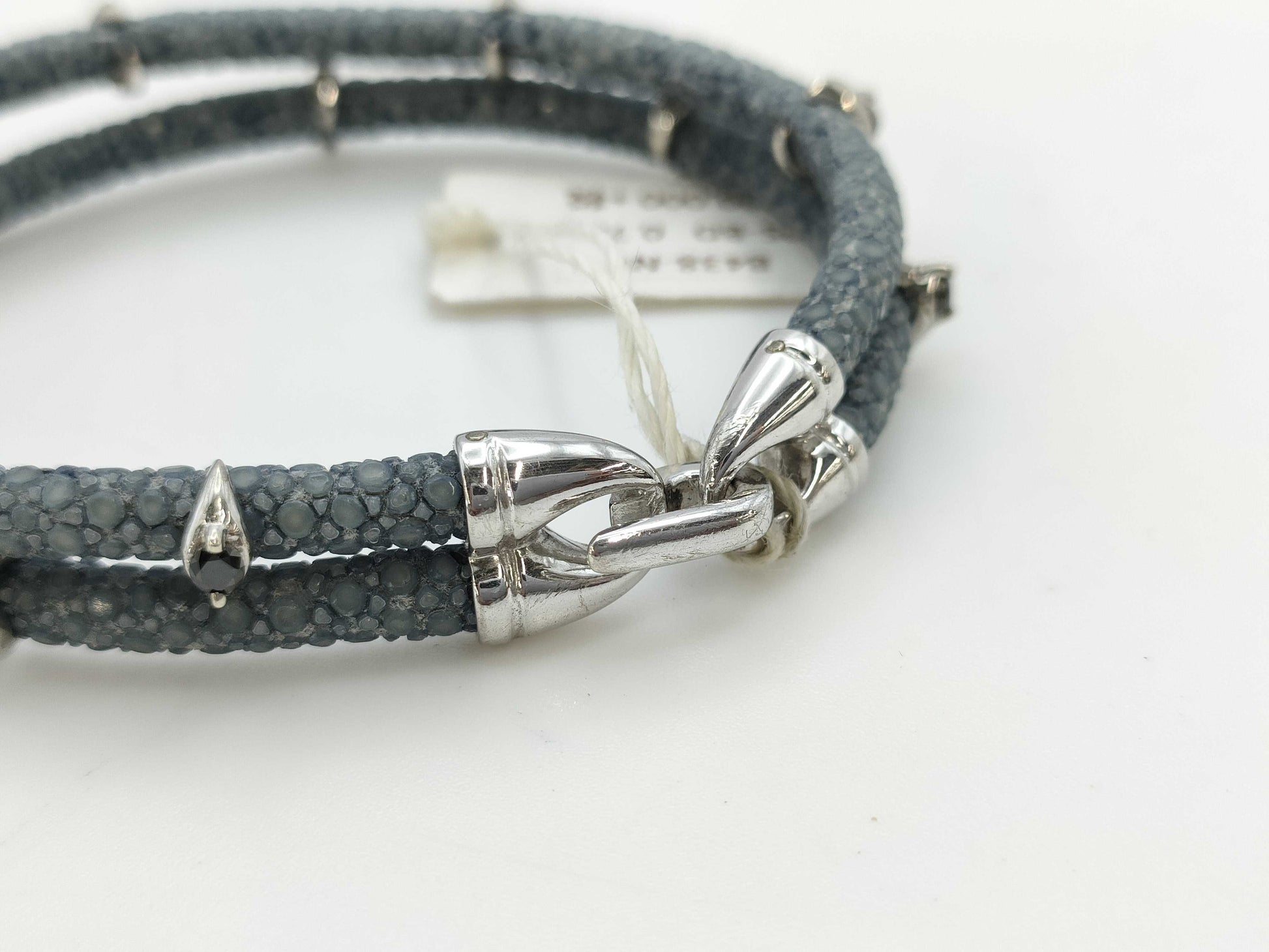 Sting HD SV/Leather Bracelet with Colored Stones 0.7 12.6g Bracelet/Bangle