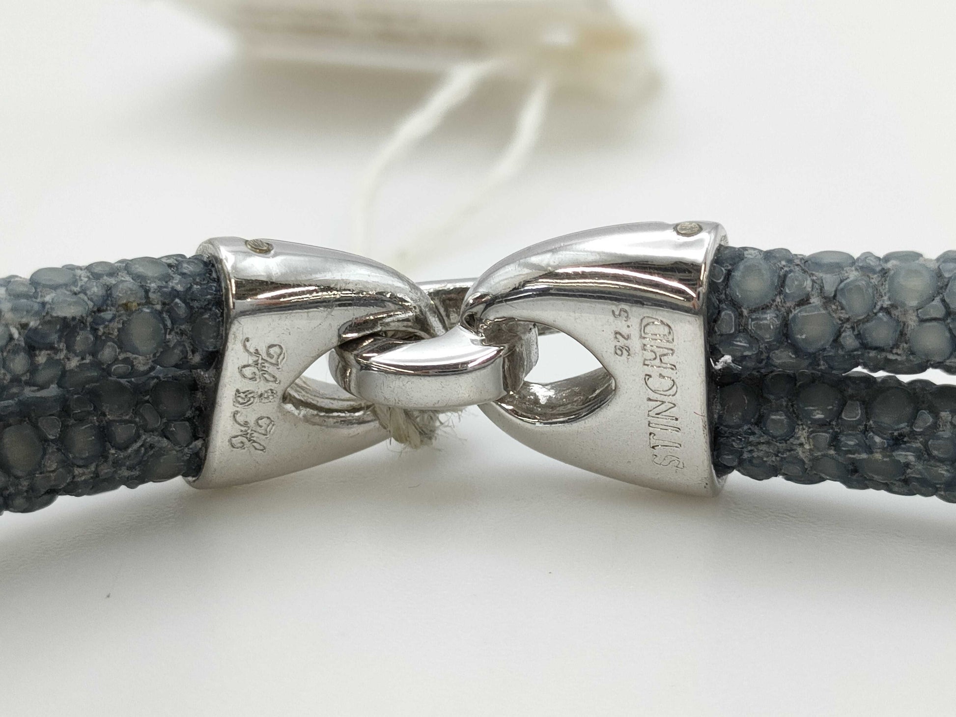 Sting HD SV/Leather Bracelet with Colored Stones 0.7 12.6g Bracelet/Bangle