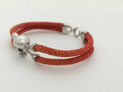 Sting HD SV Bracelet with Skull Motif B430RDPSRU 16.9g Bracelet/Bangle