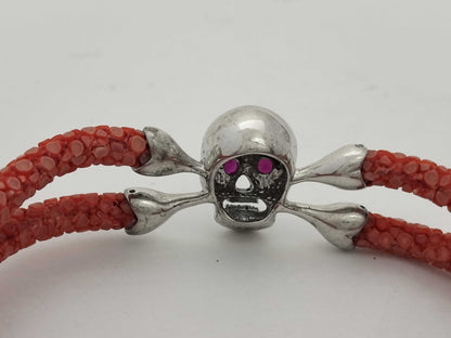 Sting HD SV Bracelet with Skull Motif B430RDPSRU 16.9g Bracelet/Bangle