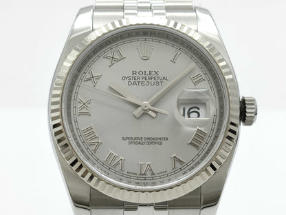 ROLEX 116234 Z520864 Silver Roman Men's Watch