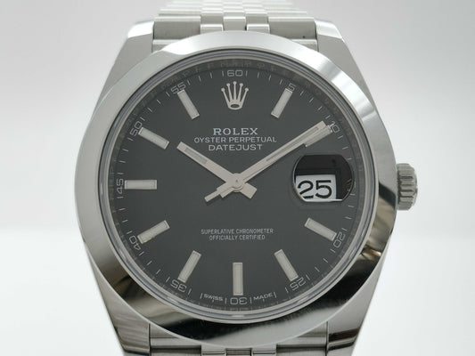 ROLEX 126300 43T640G3 Black Dial Men's Watch