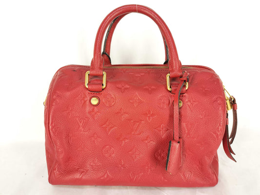 LOUIS VUITTON AH2184 Monogram Empreinte Louis Vuitton Empreinte Speedy 25 Boston Bag